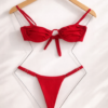 BIQUÍNI EDUARDA REGULÁVEL | VERMELHO CALCINHA FITA REGULAVEL