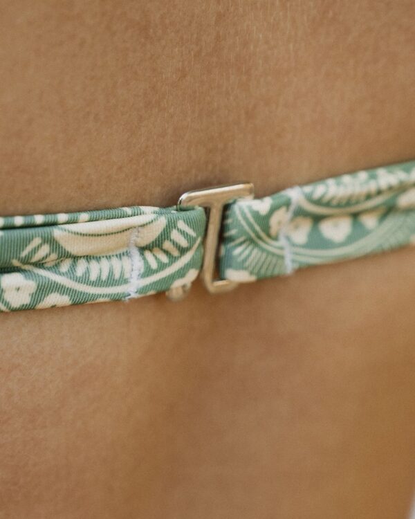 BIQUÍNI NOZINHO | GREEN HAZE | ASA DELTA DE AMARRAÇÃO | NÓ FRONTAL | ALÇAS REGULÁVEIS | MARQUINHA PARA BRONZE